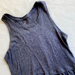 EUC NY&C Gray Ruffled Tank